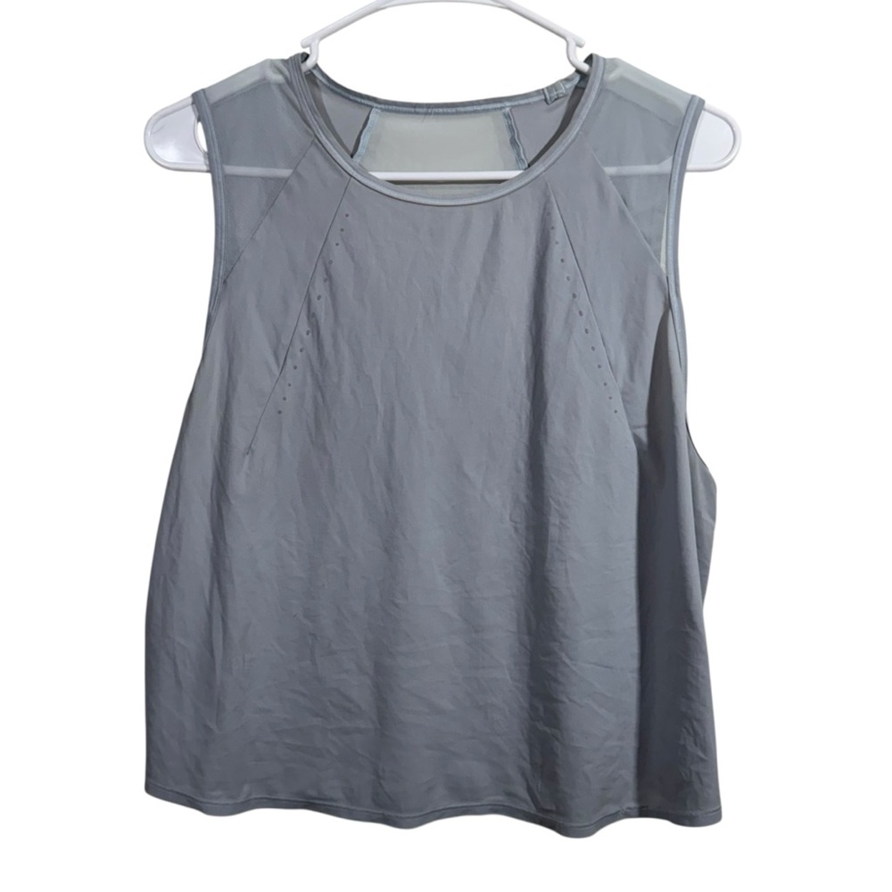 lululemon sculpt crop Gray Tank Top